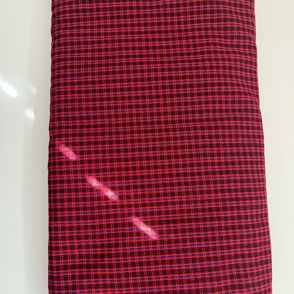 Brand New Suntan Masai Shuka Red, Blue and Brown Blanket 60”X80” - Picture 2 of 2